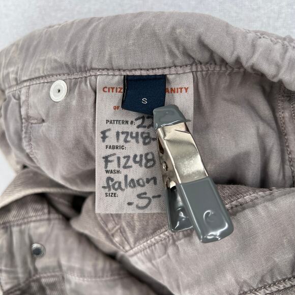 CITIZENS OF HUMANITY Denim Jumpsuit Womens Small Gray Short Sleeve Lucie Romper - Picture 8 of 15